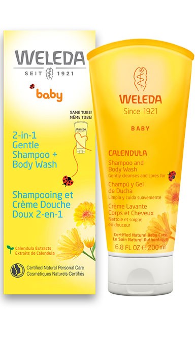 WELEDA: Body Wash & Shampoo Calendula, 6.8 fo