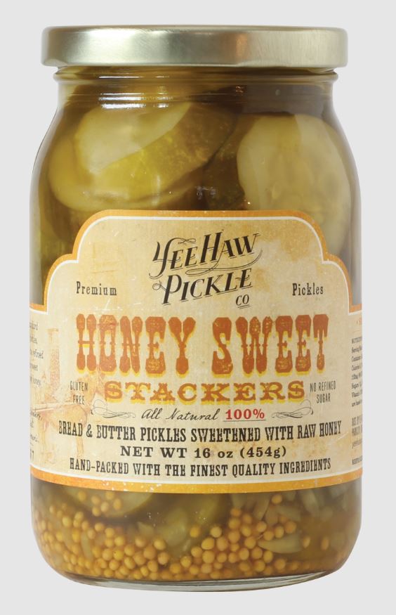 YEE HAW PICKLE COMPANY: Honey Sweet Stackers, 16 oz