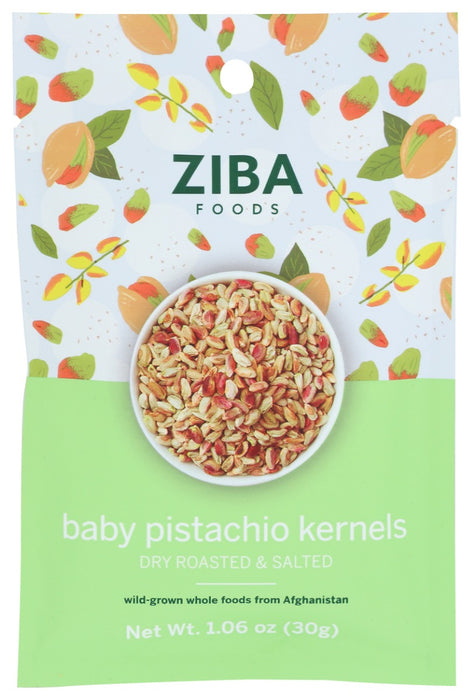 ZIBA FOODS: Baby Pistachio Kernels Roasted and Salted, 1.06 oz